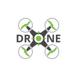Λογότυπο Quadrocopter, εικονίδιο κηφήνων, σχέδιο εικονιδίων λογότυπων κηφήνων στόχων διανυσματική απεικόνιση Λογότυπο Quadrocopter, εικονίδιο κηφήνων, σχέδιο εικονιδίων λογότυπων κηφήνων στόχων διανυσματική απεικόνιση
