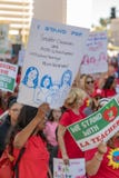 Μάρτιος για την εκπαίδευση Λος Άντζελες στοκ εικόνα Μάρτιος για την εκπαίδευση Λος Άντζελες στοκ εικόνα