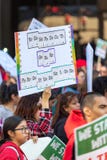 Μάρτιος για την εκπαίδευση Λος Άντζελες στοκ εικόνες Μάρτιος για την εκπαίδευση Λος Άντζελες στοκ εικόνες