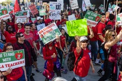 Μάρτιος για την εκπαίδευση Λος Άντζελες στοκ εικόνα με δικαίωμα ελεύθερης χρήσης Μάρτιος για την εκπαίδευση Λος Άντζελες στοκ εικόνα με δικαίωμα ελεύθερης χρήσης