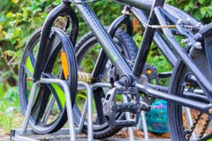 Μέρος ενός ποδηλάτου BMX στοκ φωτογραφία Μέρος ενός ποδηλάτου BMX στοκ φωτογραφία