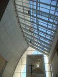 Μέσα των σύγχρονων “Dives εκκλησιών σε Misericordia†του architecte Richard Meier Ρώμη Ιταλία στοκ φωτογραφία Μέσα των σύγχρονων “Dives εκκλησιών σε Misericordia†του architecte Richard Meier Ρώμη Ιταλία στοκ φωτογραφία