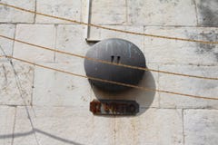 Μέσω Dolorosa, σημάδι του δεύτερου σταθμού Θυσία του Ιησούς Χριστού, Ιερουσαλήμ, παλαιά πόλη, Ισραήλ στοκ εικόνες Μέσω Dolorosa, σημάδι του δεύτερου σταθμού Θυσία του Ιησούς Χριστού, Ιερουσαλήμ, παλαιά πόλη, Ισραήλ στοκ εικόνες