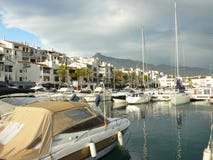 Μαρίνα σε Puerto Banus, Ισπανία στοκ εικόνες Μαρίνα σε Puerto Banus, Ισπανία στοκ εικόνες