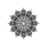 Μαύρο mandala στο άσπρο υπόβαθρο ελεύθερη απεικόνιση δικαιώματος Μαύρο mandala στο άσπρο υπόβαθρο ελεύθερη απεικόνιση δικαιώματος