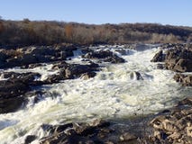 Μεγάλες πτώσεις, Potomac ποταμός στοκ εικόνα Μεγάλες πτώσεις, Potomac ποταμός στοκ εικόνα