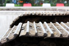 Μεγάλος βυθοκόρος κατασκευής που λειτουργεί σε μια περιοχή οδικής επισκευής ρεπορτάζ στοκ φωτογραφίες Μεγάλος βυθοκόρος κατασκευής που λειτουργεί σε μια περιοχή οδικής επισκευής ρεπορτάζ στοκ φωτογραφίες