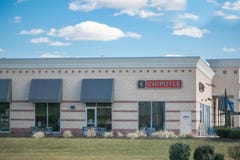 Μεξικάνικο σημάδι σχαρών Chipolte στοκ εικόνες Μεξικάνικο σημάδι σχαρών Chipolte στοκ εικόνες