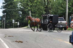 Μεταφορά Amish, Οχάιο στοκ εικόνα Μεταφορά Amish, Οχάιο στοκ εικόνα