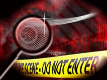 Crime Scene Investigation απεικόνιση αποθεμάτων Crime Scene Investigation απεικόνιση αποθεμάτων