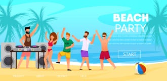 Μουσική παιχνιδιού του DJ υπαίθρια στην απεικόνιση κόμματος παραλιών απεικόνιση αποθεμάτων Μουσική παιχνιδιού του DJ υπαίθρια στην απεικόνιση κόμματος παραλιών απεικόνιση αποθεμάτων