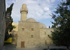 Μουσουλμανικό τέμενος του Μπακού Shirvanshahs σε σύνθετο στοκ εικόνα με δικαίωμα ελεύθερης χρήσης Μουσουλμανικό τέμενος του Μπακού Shirvanshahs σε σύνθετο στοκ εικόνα με δικαίωμα ελεύθερης χρήσης