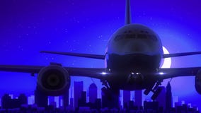 Μπλε ταξίδι οριζόντων νύχτας φεγγαριών απογείωσης αεροπλάνων της Βοστώνης Μασαχουσέτη ΗΠΑ Αμερική απεικόνιση αποθεμάτων Μπλε ταξίδι οριζόντων νύχτας φεγγαριών απογείωσης αεροπλάνων της Βοστώνης Μασαχουσέτη ΗΠΑ Αμερική απεικόνιση αποθεμάτων