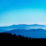 μπλε vista κορυφογραμμών μπλε vista κορυφογραμμών