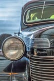 Μπροστινή άποψη ενός κλασικού αυτοκινήτου, Chrysler αυτοκρατορικό το 1937 στοκ φωτογραφία Μπροστινή άποψη ενός κλασικού αυτοκινήτου, Chrysler αυτοκρατορικό το 1937 στοκ φωτογραφία