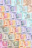Νέα τραπεζογραμμάτια ρουπίων Ινδού 10, 50, 100, 200, 500 και 2000 Ζωηρόχρωμο υπόβαθρο σχεδίων χρημάτων μετρητών Νέα τραπεζογραμμάτια ρουπίων Ινδού 10, 50, 100, 200, 500 και 2000 Ζωηρόχρωμο υπόβαθρο σχεδίων χρημάτων μετρητών
