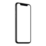 Νέο σύγχρονο πρότυπο CCW smartphone που περιστρέφεται ελαφρώς απομονωμένος στο άσπρο υπόβαθρο στοκ φωτογραφία με δικαίωμα ελεύθερης χρήσης Νέο σύγχρονο πρότυπο CCW smartphone που περιστρέφεται ελαφρώς απομονωμένος στο άσπρο υπόβαθρο στοκ φωτογραφία με δικαίωμα ελεύθερης χρήσης