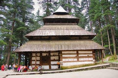 ναός manali hadimba Στοκ Εικόνα ναός manali hadimba Στοκ Εικόνα