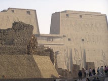 ναός της Αιγύπτου edfu της Αφρικής Στοκ Φωτογραφίες ναός της Αιγύπτου edfu της Αφρικής Στοκ Φωτογραφίες