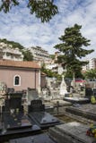 Νεκροταφείο στην όμορφη πόλη Herceg Novi στοκ εικόνες Νεκροταφείο στην όμορφη πόλη Herceg Novi στοκ εικόνες