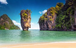 Νησί του James Bond κοντά σε Phuket στην Ταϊλάνδη διάσημο ορόσημο στοκ φωτογραφίες με δικαίωμα ελεύθερης χρήσης Νησί του James Bond κοντά σε Phuket στην Ταϊλάνδη διάσημο ορόσημο στοκ φωτογραφίες με δικαίωμα ελεύθερης χρήσης