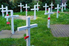 Ντελφτ, Ολλανδία - 21 Απριλίου 2019: Prinsenhof, προσωρινό νεκροταφείο που είναι μέρος παρασκήνια Mojo της έκθεσης “ ` στοκ εικόνες Ντελφτ, Ολλανδία - 21 Απριλίου 2019: Prinsenhof, προσωρινό νεκροταφείο που είναι μέρος παρασκήνια Mojo της έκθεσης “ ` στοκ εικόνες