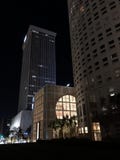 Νύχτα Τάμπα κάτω από την πόλη στοκ εικόνες με δικαίωμα ελεύθερης χρήσης Νύχτα Τάμπα κάτω από την πόλη στοκ εικόνες με δικαίωμα ελεύθερης χρήσης