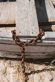 Ξύλινο αλιευτικό σκάφος χωρίς μηχανή στοκ φωτογραφίες με δικαίωμα ελεύθερης χρήσης Ξύλινο αλιευτικό σκάφος χωρίς μηχανή στοκ φωτογραφίες με δικαίωμα ελεύθερης χρήσης