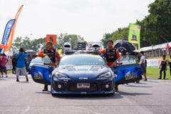 Οδηγός αυτοκινήτων ασφάλειας Toyota GT86 στοκ φωτογραφία με δικαίωμα ελεύθερης χρήσης Οδηγός αυτοκινήτων ασφάλειας Toyota GT86 στοκ φωτογραφία με δικαίωμα ελεύθερης χρήσης