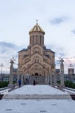Ο ιερός καθεδρικός ναός τριάδας του Tbilisi γνωστού συνήθως ως Sameba στοκ φωτογραφία με δικαίωμα ελεύθερης χρήσης Ο ιερός καθεδρικός ναός τριάδας του Tbilisi γνωστού συνήθως ως Sameba στοκ φωτογραφία με δικαίωμα ελεύθερης χρήσης