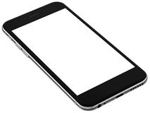 Ο Μαύρος Smartphone με την κενή οθόνη, που απομονώνεται στο άσπρο υπόβαθρο διανυσματική απεικόνιση Ο Μαύρος Smartphone με την κενή οθόνη, που απομονώνεται στο άσπρο υπόβαθρο διανυσματική απεικόνιση