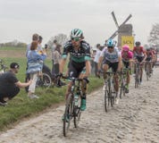 Ο ποδηλάτης Gianni Moscon - Παρίσι-Ρούμπεξ 2018 Στοκ φωτογραφία με δικαίωμα ελεύθερης χρήσης Ο ποδηλάτης Gianni Moscon - Παρίσι-Ρούμπεξ 2018 Στοκ φωτογραφία με δικαίωμα ελεύθερης χρήσης