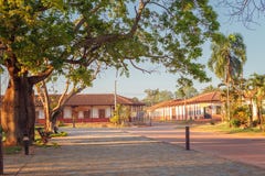 Οδός στο χωριό Concepción, jesuit αποστολές στην περιοχή Chiquitos, της Βολιβίας Στοκ εικόνες με δικαίωμα ελεύθερης χρήσης Οδός στο χωριό Concepción, jesuit αποστολές στην περιοχή Chiquitos, της Βολιβίας Στοκ εικόνες με δικαίωμα ελεύθερης χρήσης