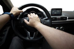 Οδήγηση του αυτοκινήτου, οδική ασφάλεια στοκ εικόνες Οδήγηση του αυτοκινήτου, οδική ασφάλεια στοκ εικόνες