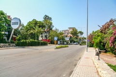 Οδοί του ξενοδοχείου στο χωριό Camyuva στοκ φωτογραφία Οδοί του ξενοδοχείου στο χωριό Camyuva στοκ φωτογραφία
