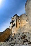 Οι έπαλξεις του κάστρου castelnaud στο Perigord στη Γαλλία στοκ φωτογραφία Οι έπαλξεις του κάστρου castelnaud στο Perigord στη Γαλλία στοκ φωτογραφία
