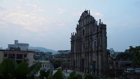 Οι καταστροφές των οποίων του ST Paul το ιστορικό κέντρο του Μακάο στοκ εικόνα με δικαίωμα ελεύθερης χρήσης Οι καταστροφές των οποίων του ST Paul το ιστορικό κέντρο του Μακάο στοκ εικόνα με δικαίωμα ελεύθερης χρήσης