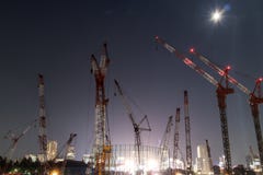 Οικοδομή που παίρνει έτοιμους για το Τόκιο 2020 Ολυμπιακούς Αγώνες στοκ φωτογραφίες με δικαίωμα ελεύθερης χρήσης Οικοδομή που παίρνει έτοιμους για το Τόκιο 2020 Ολυμπιακούς Αγώνες στοκ φωτογραφίες με δικαίωμα ελεύθερης χρήσης