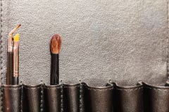 Ομορφιά και makeup Αποτελέστε θέτει τις βούρτσες Στοκ εικόνες με δικαίωμα ελεύθερης χρήσης Ομορφιά και makeup Αποτελέστε θέτει τις βούρτσες Στοκ εικόνες με δικαίωμα ελεύθερης χρήσης