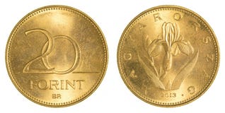 20 ουγγρικό forint νόμισμα 20 ουγγρικό forint νόμισμα