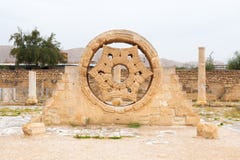 Πέτρινη διακόσμηση παλατιών του Hisham ` s στην πόλη της Δυτικής Όχθης Jerich στοκ φωτογραφίες με δικαίωμα ελεύθερης χρήσης Πέτρινη διακόσμηση παλατιών του Hisham ` s στην πόλη της Δυτικής Όχθης Jerich στοκ φωτογραφίες με δικαίωμα ελεύθερης χρήσης