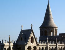 Πέτρινη λεπτομέρεια του προμαχώνα ψαράδων ` s στη Βουδαπέστη στοκ φωτογραφίες με δικαίωμα ελεύθερης χρήσης Πέτρινη λεπτομέρεια του προμαχώνα ψαράδων ` s στη Βουδαπέστη στοκ φωτογραφίες με δικαίωμα ελεύθερης χρήσης