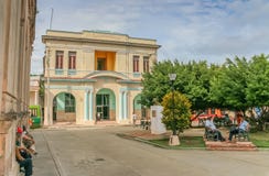 Παλαιό αποικιακό κτήριο στο ιστορικό κέντρο Baracoa στοκ φωτογραφίες Παλαιό αποικιακό κτήριο στο ιστορικό κέντρο Baracoa στοκ φωτογραφίες