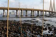 Παγίδες ψαριών σε Mumbai στοκ φωτογραφίες με δικαίωμα ελεύθερης χρήσης Παγίδες ψαριών σε Mumbai στοκ φωτογραφίες με δικαίωμα ελεύθερης χρήσης