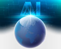 Παγκόσμιο δίκτυο πληροφοριών bigdata παγκόσμιων σύννεφων με το γράμμα Di AI ελεύθερη απεικόνιση δικαιώματος Παγκόσμιο δίκτυο πληροφοριών bigdata παγκόσμιων σύννεφων με το γράμμα Di AI ελεύθερη απεικόνιση δικαιώματος