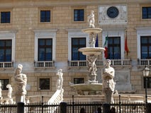 Παλέρμο, Σικελία, Ιταλία 11/04/2010 Πηγή της Πρετόρια στοκ εικόνα Παλέρμο, Σικελία, Ιταλία 11/04/2010 Πηγή της Πρετόρια στοκ εικόνα