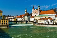 παλαιά πόλη steyr της Αυστρίας στοκ εικόνες παλαιά πόλη steyr της Αυστρίας στοκ εικόνες