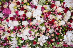 Πανέμορφη floral σύνθεση των ορχιδεών και των τριαντάφυλλων στα άσπρα, ρόδινα χρώματα Στοκ εικόνες με δικαίωμα ελεύθερης χρήσης Πανέμορφη floral σύνθεση των ορχιδεών και των τριαντάφυλλων στα άσπρα, ρόδινα χρώματα Στοκ εικόνες με δικαίωμα ελεύθερης χρήσης