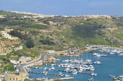 Πανοραμική άποψη του νησιού Gozo στοκ εικόνα με δικαίωμα ελεύθερης χρήσης Πανοραμική άποψη του νησιού Gozo στοκ εικόνα με δικαίωμα ελεύθερης χρήσης