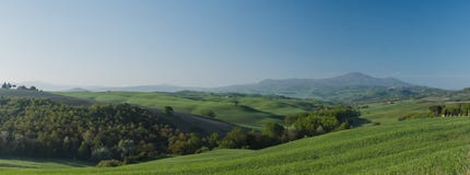 Πανόραμα άποψης της Τοσκάνης στοκ εικόνες Πανόραμα άποψης της Τοσκάνης στοκ εικόνες